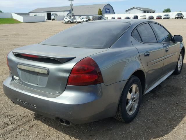 2G2WS522651175563 - 2005 PONTIAC GRAND PRIX GRAY photo 4