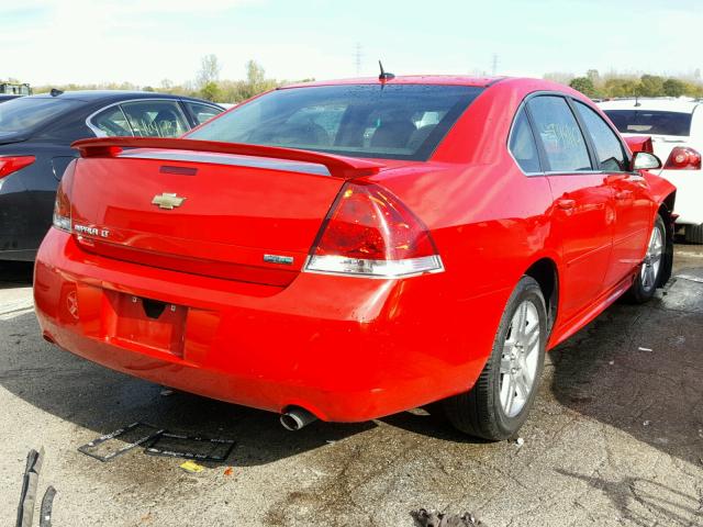 2G1WG5E38D1188498 - 2013 CHEVROLET IMPALA RED photo 4