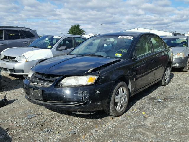 1G8AJ58F77Z208755 - 2007 SATURN ION BLACK photo 2