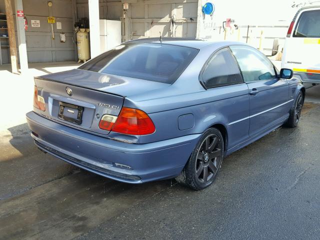 WBABM3341YJN82271 - 2000 BMW 323 CI BLUE photo 4