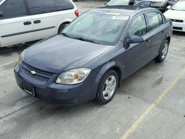 1G1AL58FX87169598 - 2008 CHEVROLET COBALT BLUE photo 2