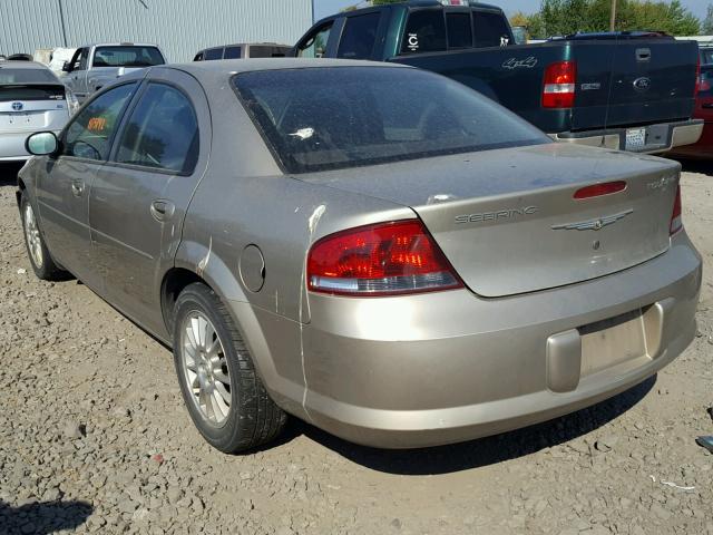 1C3EL56R64N377560 - 2004 CHRYSLER SEBRING LX GOLD photo 3