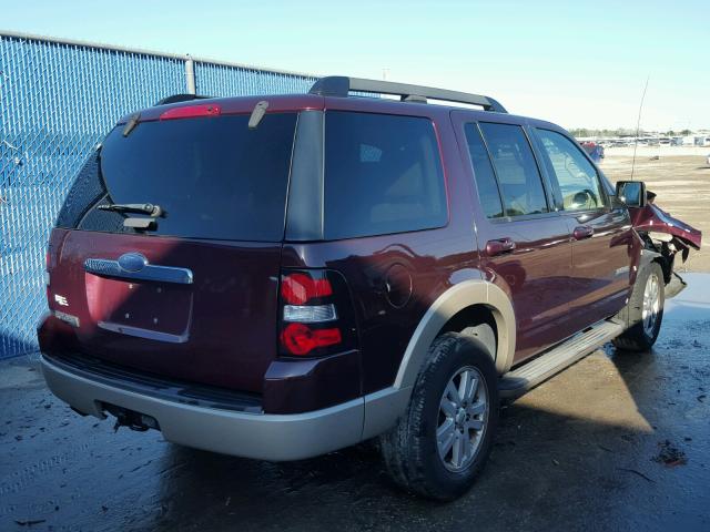 1FMEU64EX8UA15608 - 2008 FORD EXPLORER PURPLE photo 4