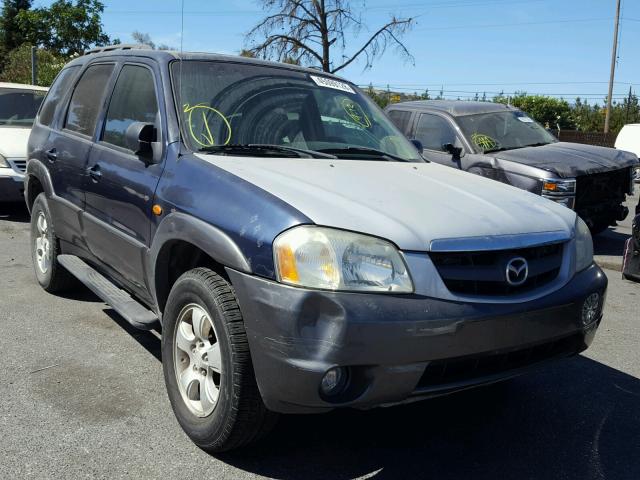 4F2CZ96163KM33211 - 2003 MAZDA TRIBUTE ES BLUE photo 1