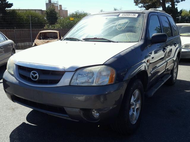 4F2CZ96163KM33211 - 2003 MAZDA TRIBUTE ES BLUE photo 2