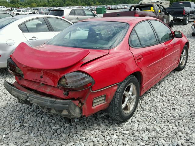 1G2WP52K02F163124 - 2002 PONTIAC GRAND PRIX RED photo 4