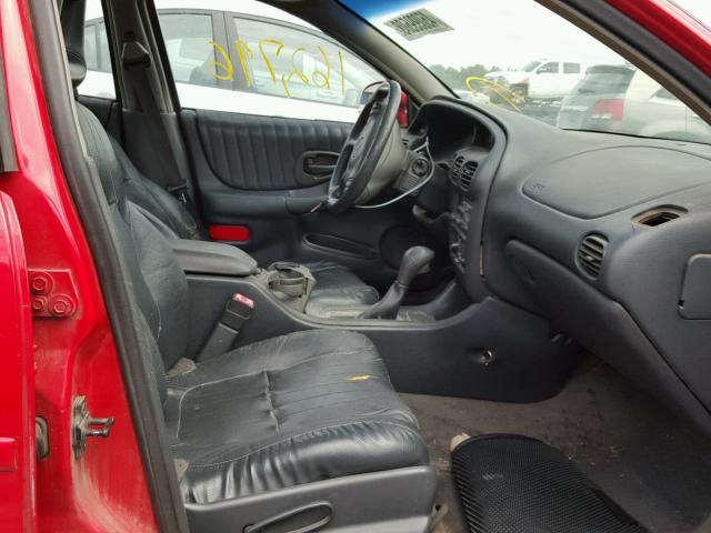 1G2WP52K02F163124 - 2002 PONTIAC GRAND PRIX RED photo 5
