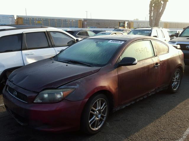 JTKDE177770208309 - 2007 TOYOTA SCION TC 勃艮第红 照片 2