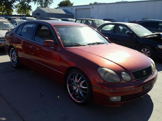 JT8BH68X1W0001655 - 1998 LEXUS GS 400 MAROON photo 1