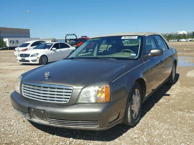 1G6KD54Y1YU340226 - 2000 CADILLAC DEVILLE BEIGE photo 2