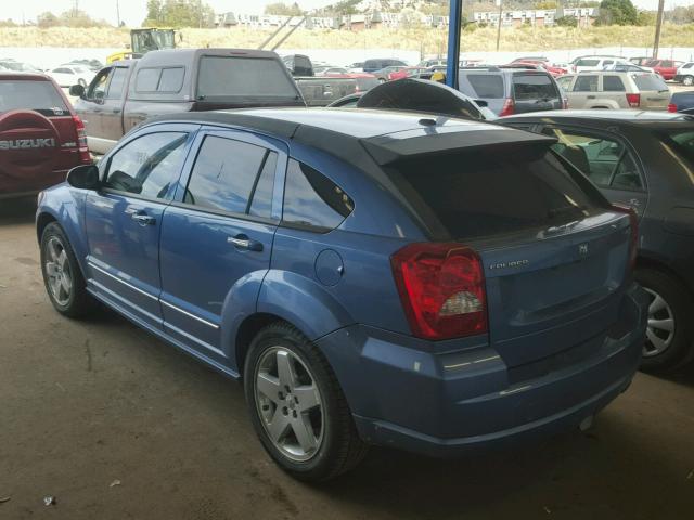 1B3HB78KX7D243508 - 2007 DODGE CALIBER R/ BLUE photo 3