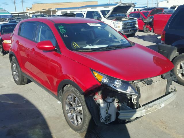 KNDPB3AC4E7554482 - 2014 KIA SPORTAGE B RED photo 1