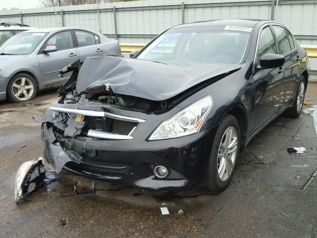 JN1DV6AR4BM451806 - 2011 INFINITI G25 BLACK photo 2