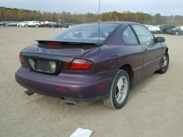 1G2JD12TXW7521687 - 1998 PONTIAC SUNFIRE GT PURPLE photo 4