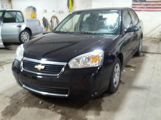 1G1ZS57F07F129493 - 2007 CHEVROLET MALIBU LS შავი ფოტო 2