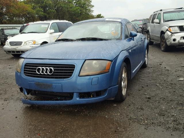 TRUSX28N311043457 - 2001 AUDI TT BLUE photo 2