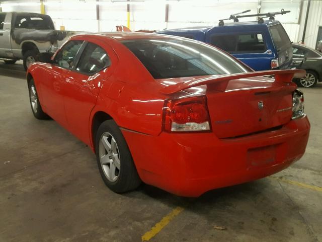 2B3CA4CD0AH268528 - 2010 DODGE CHARGER RED photo 3