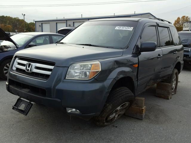 2HKYF18426H510618 - 2006 HONDA PILOT GRAY photo 2