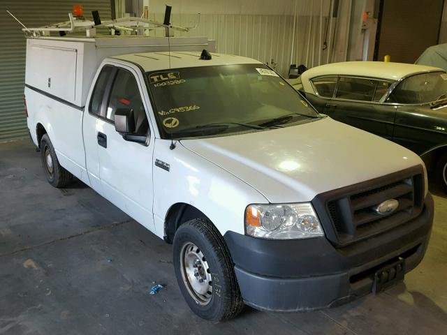 1FTRF12298KC95366 - 2008 FORD F150 WHITE photo 1