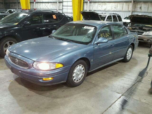 1G4HR54K51U156932 - 2001 BUICK LESABRE LI BLUE photo 2