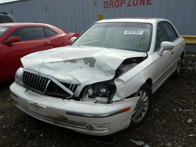 KMHFU45E94A287697 - 2004 HYUNDAI XG 350 WHITE photo 2