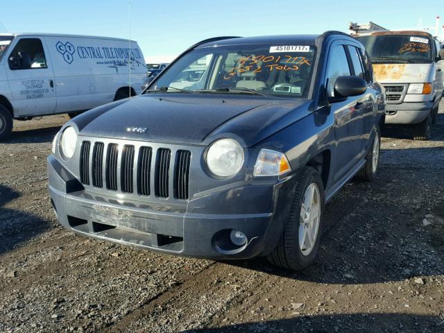 1J8FF47W17D385414 - 2007 JEEP COMPASS BLACK photo 2