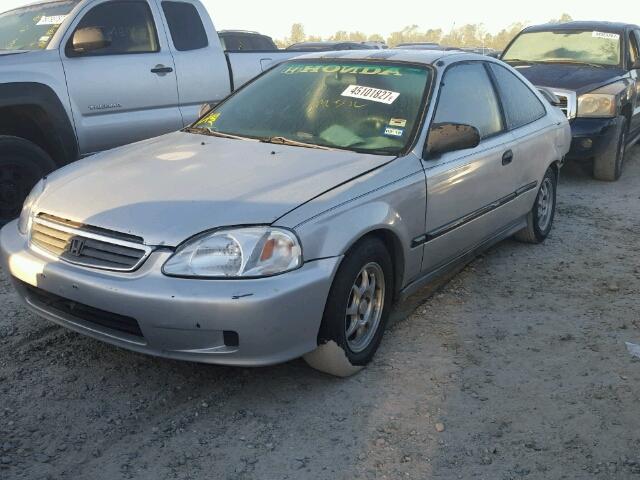 1HGEJ7220YL127532 - 2000 HONDA CIVIC HX GRAY photo 2