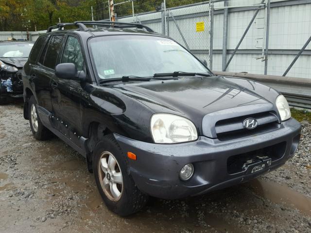 KM8SC73E46U072462 - 2006 HYUNDAI SANTA FE G BLACK photo 1