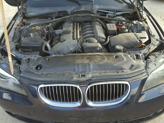 WBANE73526CM42032 - 2006 BMW 530 I BLUE photo 7