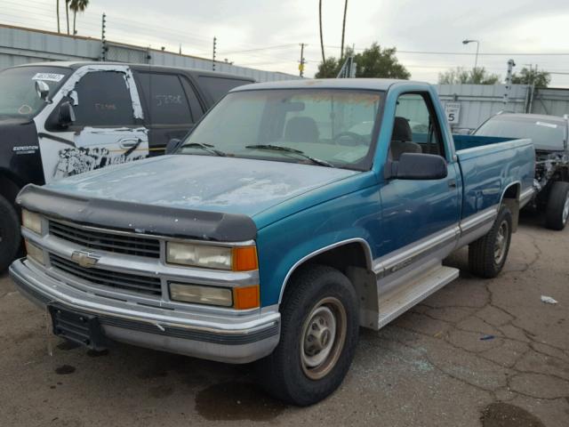 1GCGC24N5SE185501 - 1995 CHEVROLET GMT-400 GREEN photo 2