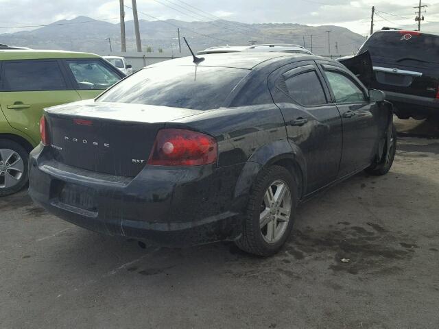 1C3CDZCB0DN549245 - 2013 DODGE AVENGER SX BLACK photo 4