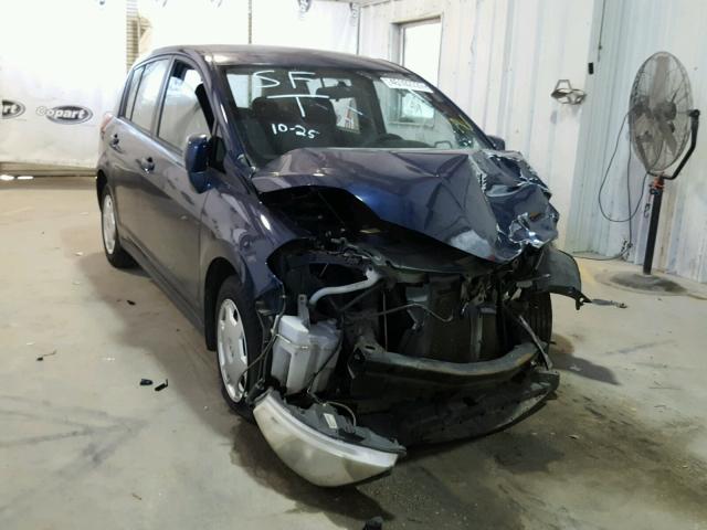 3N1BC13E28L355539 - 2008 NISSAN VERSA S BLUE photo 1