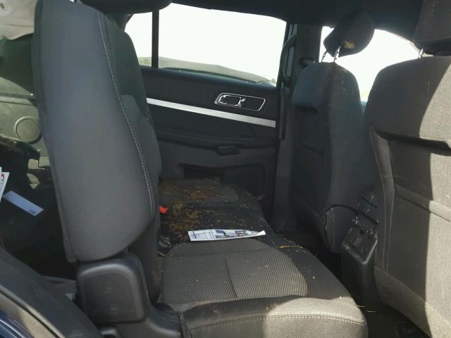 1FM5K8D89GGC03075 - 2016 FORD EXPLORER X BLUE photo 6