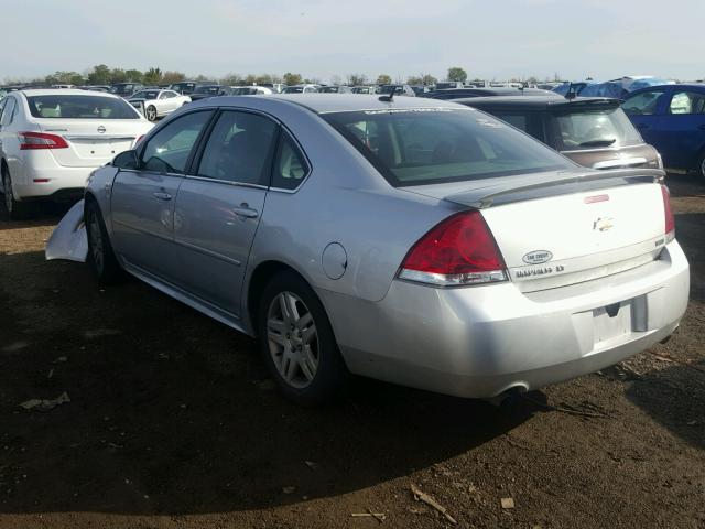 2G1WB5E33C1177454 - 2012 CHEVROLET IMPALA LT SILVER photo 3