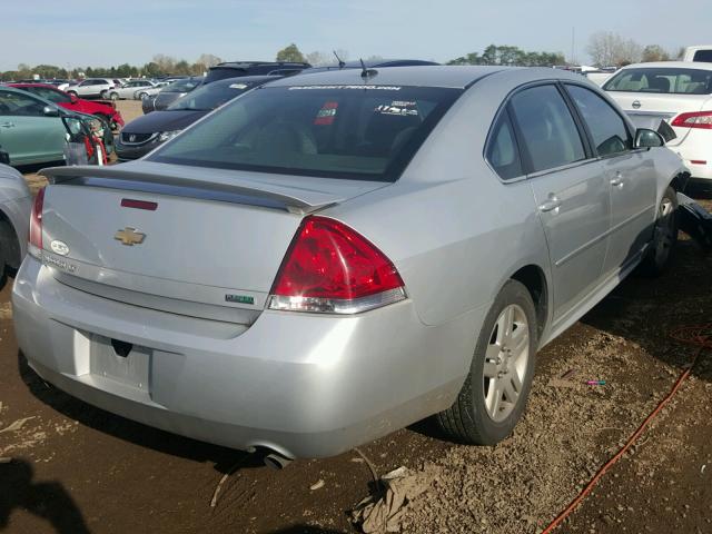 2G1WB5E33C1177454 - 2012 CHEVROLET IMPALA LT SILVER photo 4