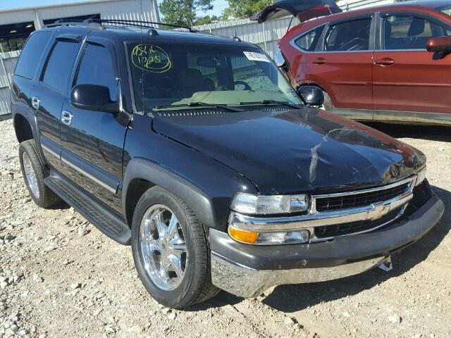 1GNEC13Z14R315587 - 2004 CHEVROLET TAHOE BLACK photo 1