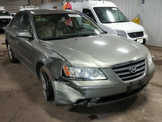 5NPET46C39H415593 - 2009 HYUNDAI SONATA GLS GREEN photo 1