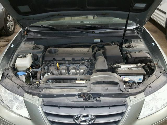 5NPET46C39H415593 - 2009 HYUNDAI SONATA GLS GREEN photo 7