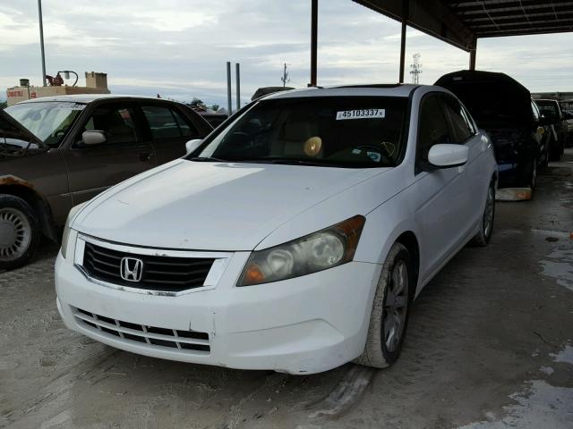 1HGCP26839A120045 - 2009 HONDA ACCORD EXL WHITE photo 2