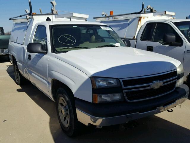 1GCEC14XX7Z146387 - 2007 CHEVROLET SILVERADO WHITE photo 1