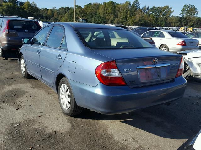 4T1BE32K44U855840 - 2004 TOYOTA CAMRY LE 蓝色 照片 3