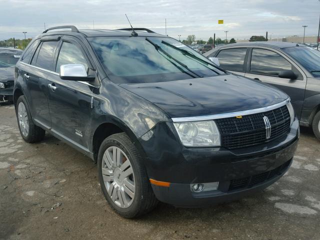 2LMDU88C08BJ19230 - 2008 LINCOLN MKX BLACK photo 1