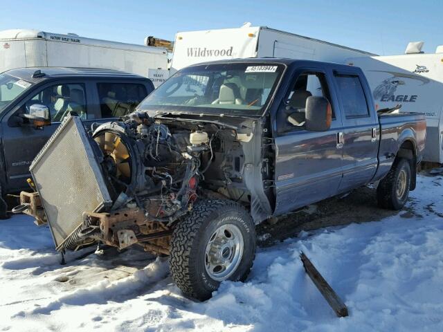 1FTSW31P13EC99090 - 2003 FORD F350 SRW S GRAY photo 2