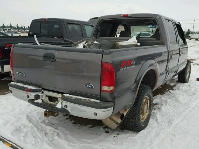 1FTSW31P13EC99090 - 2003 FORD F350 SRW S GRAY photo 4