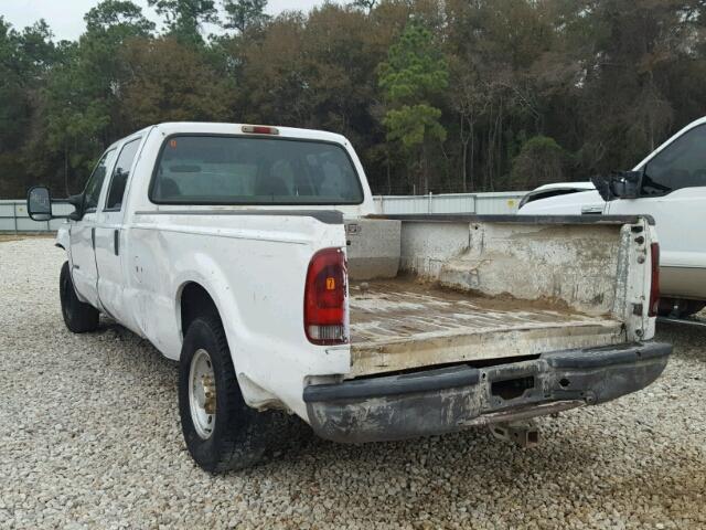 3FTNW20F21MA35366 - 2001 FORD F250 SUPER WHITE photo 3