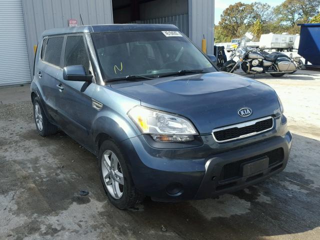 KNDJT2A28B7198702 - 2011 KIA SOUL + GREEN photo 1