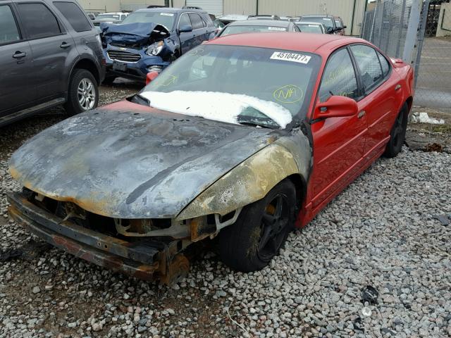 1G2WP52K43F134565 - 2003 PONTIAC GRAND PRIX RED photo 2