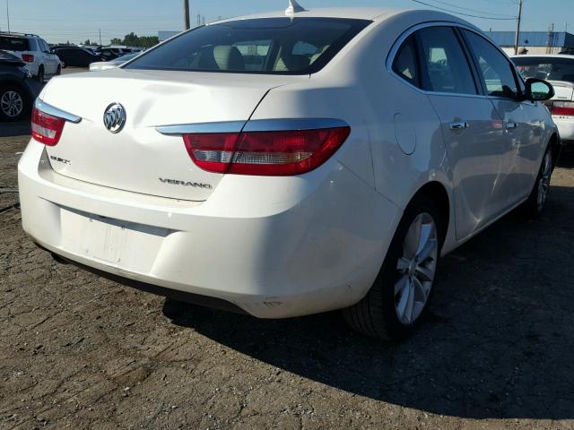 1G4PP5SK1E4111920 - 2014 BUICK VERANO WHITE photo 4