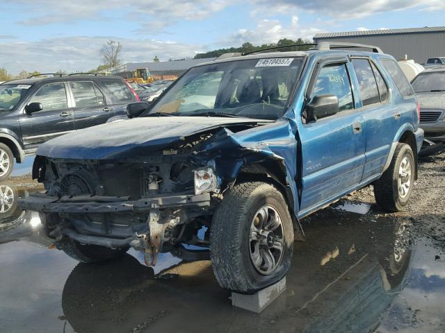 4S2CK58W214310792 - 2001 ISUZU RODEO S BLUE photo 2