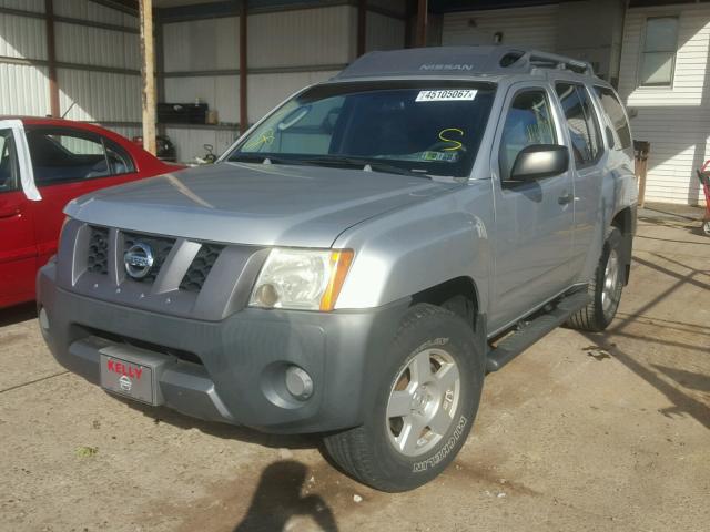 5N1AN08W07C509881 - 2007 NISSAN XTERRA SILVER photo 2